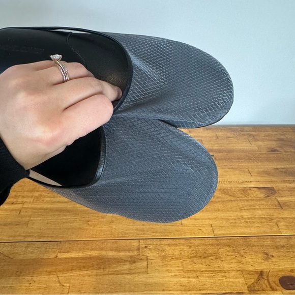 Rachel Comey Gray Bully Sheer Mesh Knit Slides Slip On Flats Size 8 - Picture 6 of 9